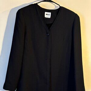 Long black Leslie Fay jacket